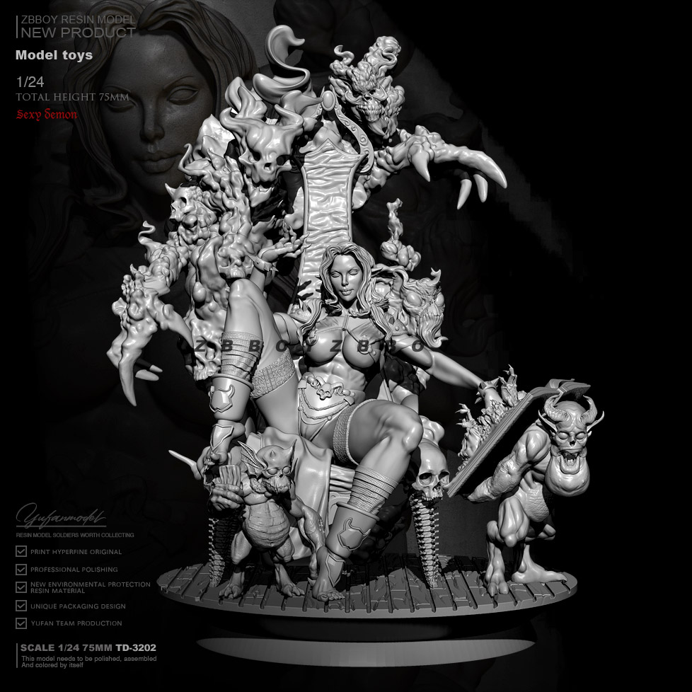 Model Kit Waifu - 1/24 Resin model kits figure beauty