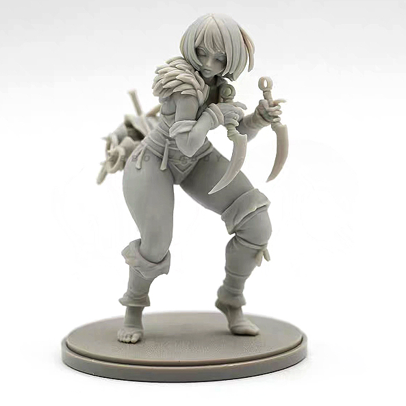 Model Kit Waifu - 75mm Resin Model Kit Beauty Soldier