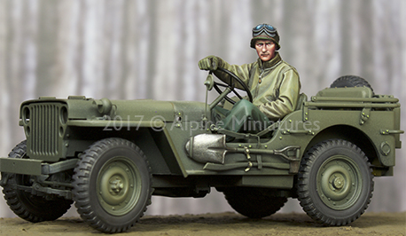 1:35 Resin kit  US Jeep Driver - Model Kit Cangdao 리뷰 및 가격