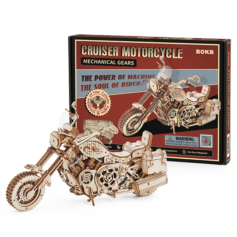 Robotime Motorcycle Puzzle 3D  - Model Kit Motor Nuclear 리뷰 및 가격