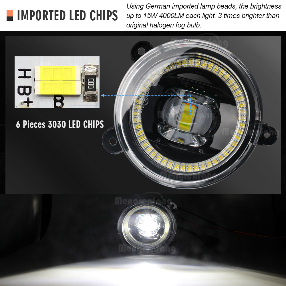 2 X Car Front Fog Light Assemb - Model Kit Land Rover 리뷰 및 가격