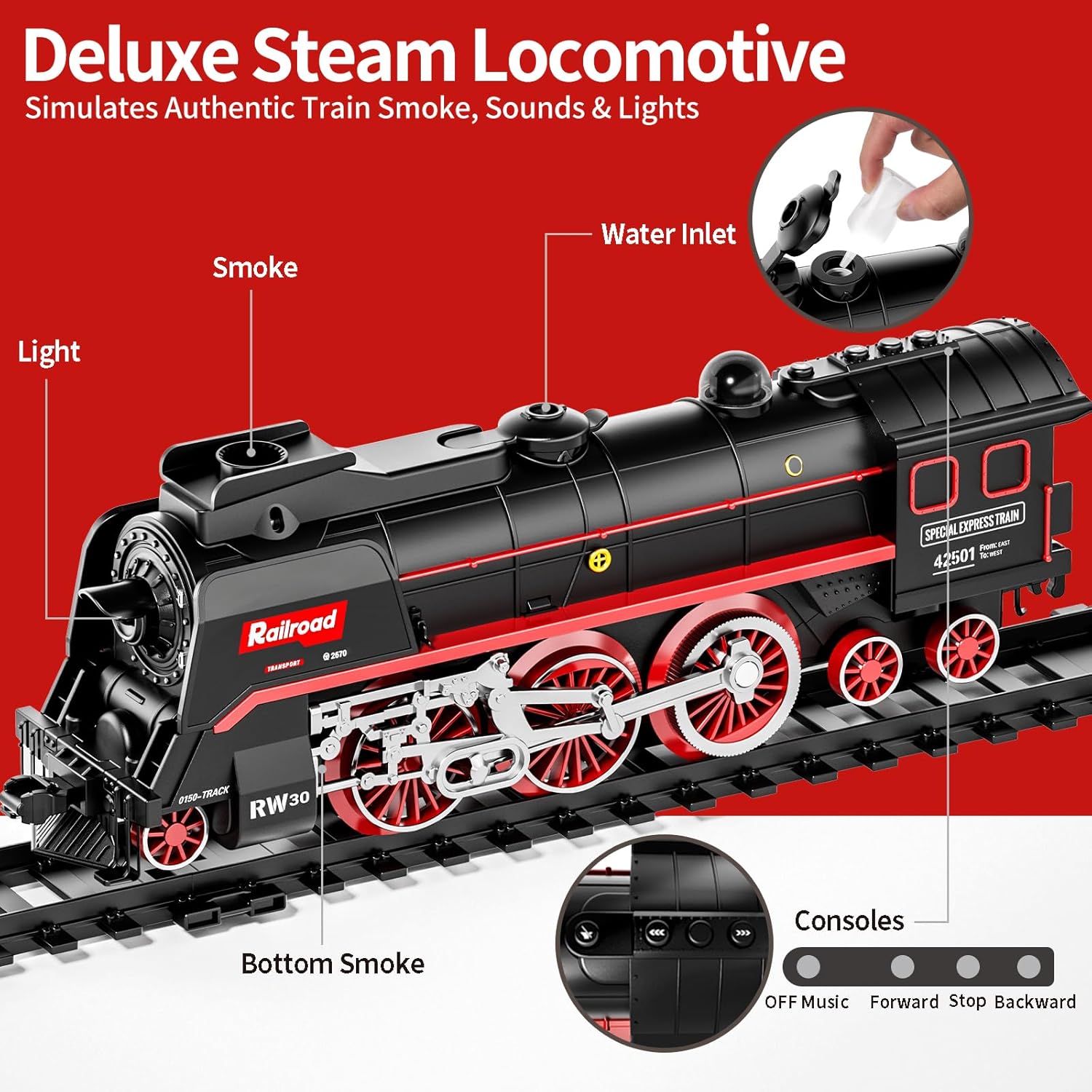 Model Train Set, Remote Contro - Model Kit Locomotive 리뷰 및 가격