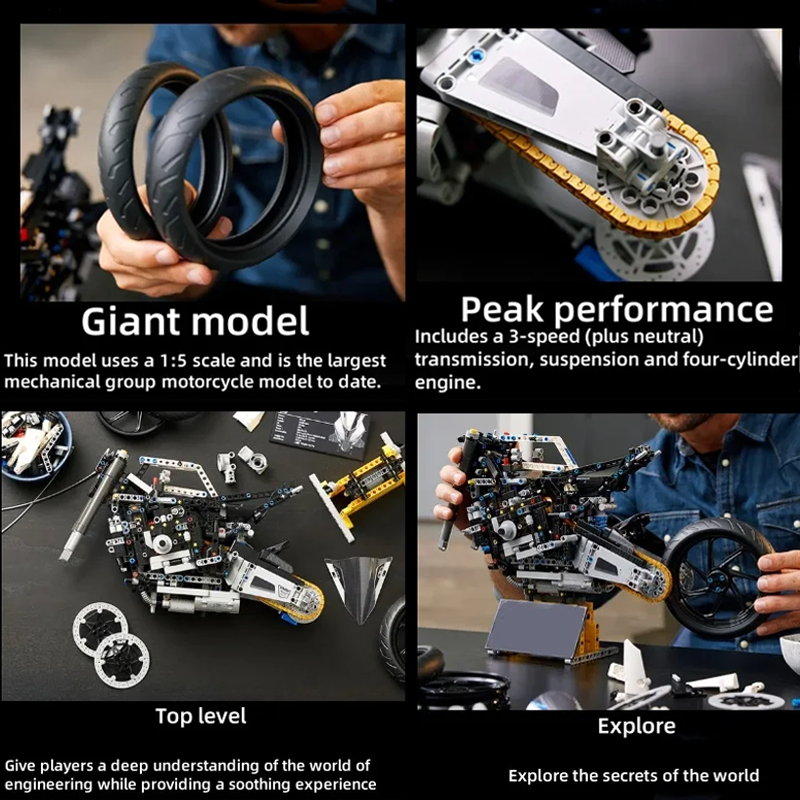 1920pcs Motorcycle Building Bo - Model Kit Motor Nuclear 리뷰 및 가격