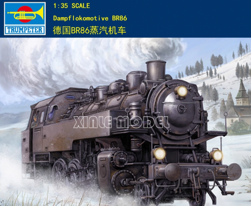 Trumpeter 00217 BR86 Steam Tra - Model Kit Locomotive 리뷰 및 가격