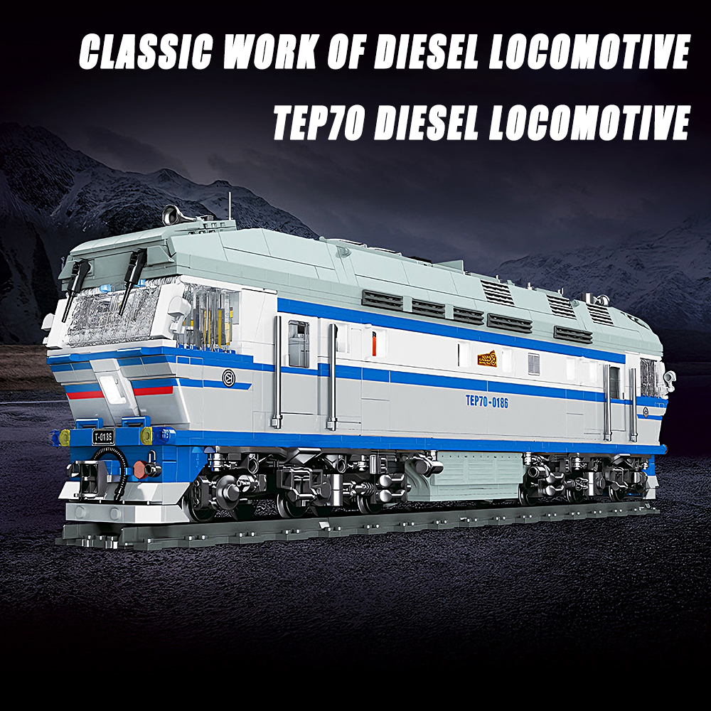 Diesel Locomotive TEP70 Train  - Model Kit Locomotive 리뷰 및 가격
