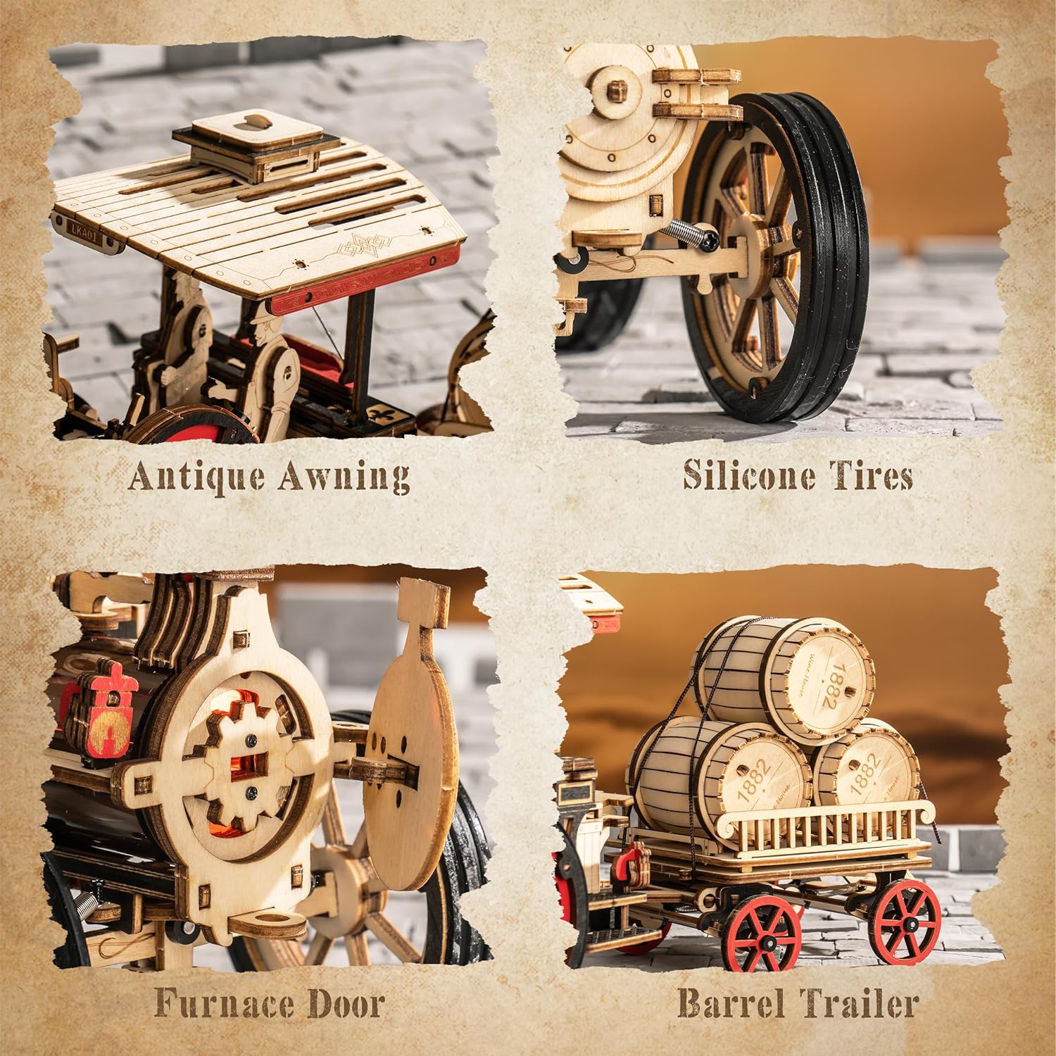 Robotime Rokr Car Model Buildi - Model Kit Locomotive 리뷰 및 가격