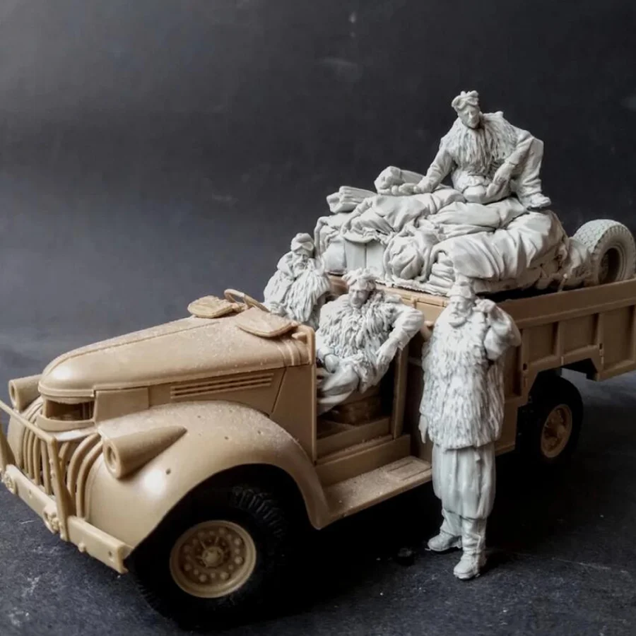 1/35 Resin Figure Model Kit 2  - Model Kit Cangdao 리뷰 및 가격
