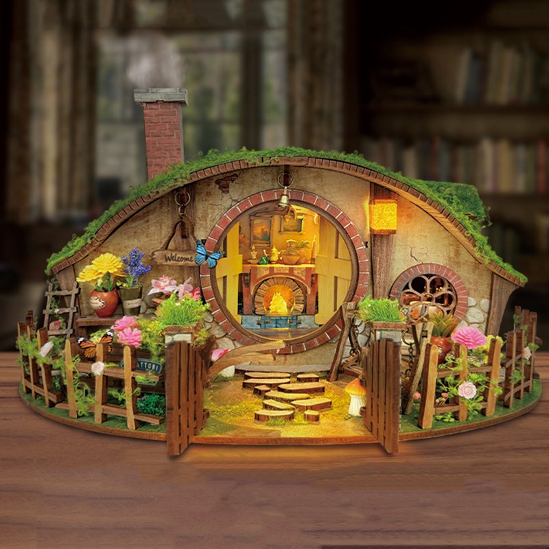Wooden DIY Magic Ring Dollhous - Model Kit Walmart 리뷰 및 가격