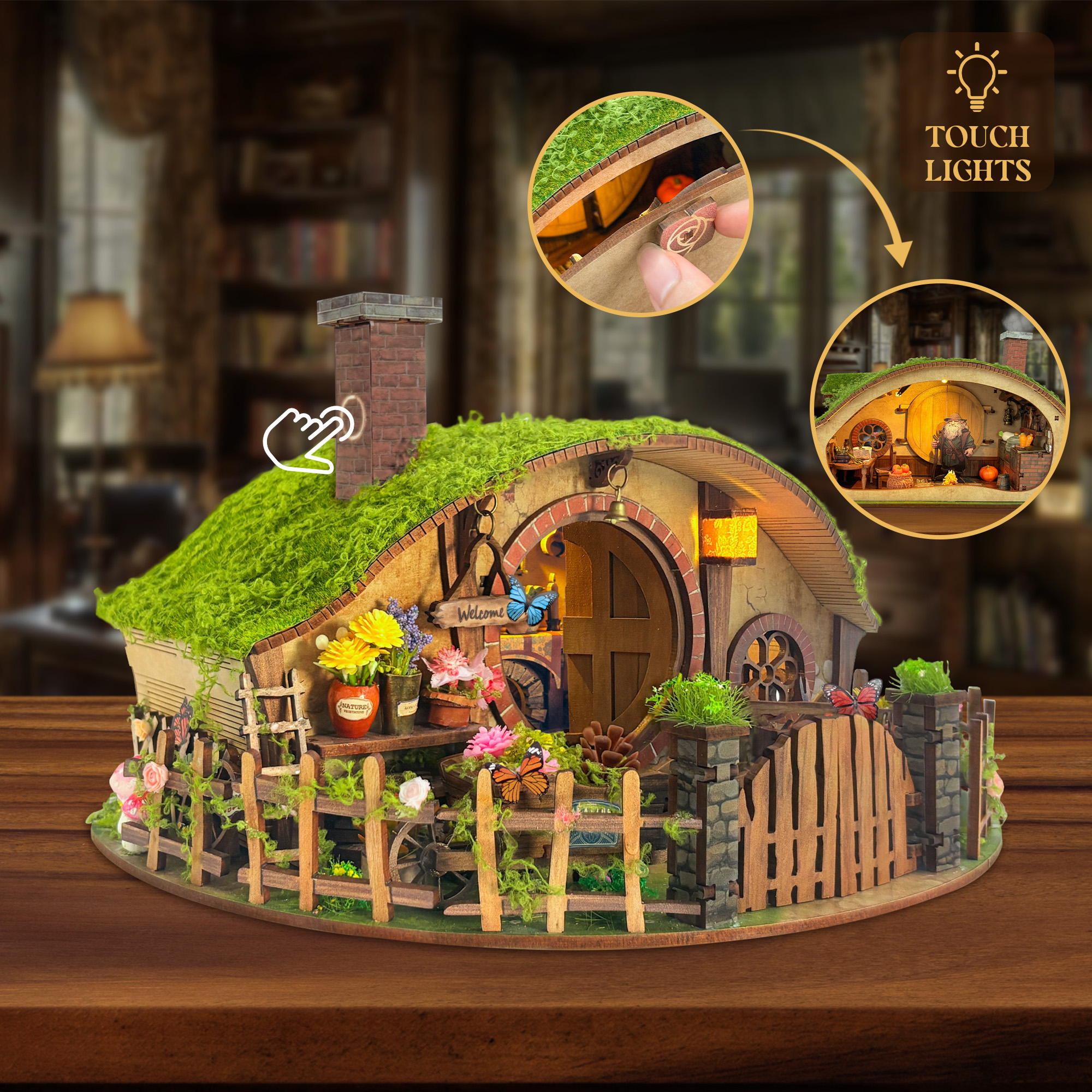 Wooden DIY Magic Ring Dollhous - Model Kit Walmart 리뷰 및 가격