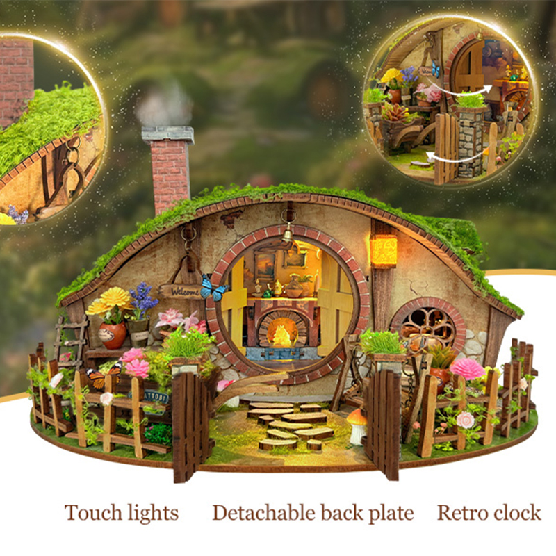 Wooden DIY Magic Ring Dollhous - Model Kit Walmart 리뷰 및 가격