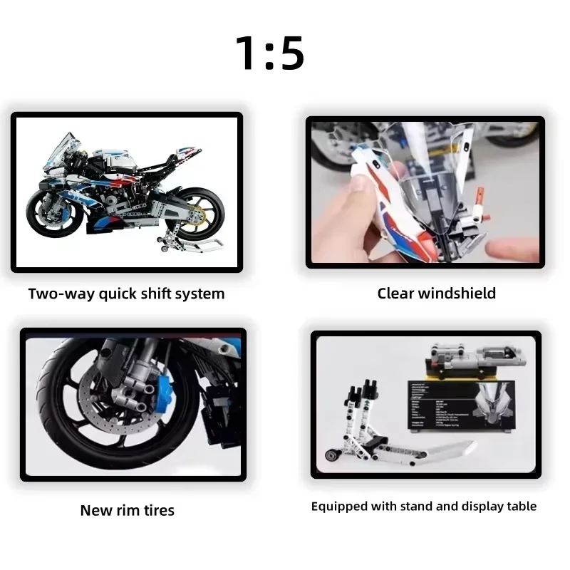 New 1920pcs Car Toy Motorcycle - Model Kit Motor Nuclear 리뷰 및 가격
