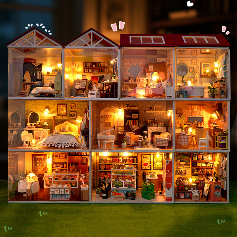 DIY Wooden Dollhouse Mini Bedr - Model Kit Walmart 리뷰 및 가격