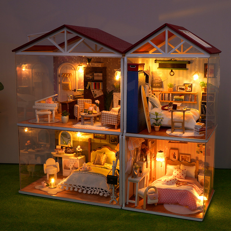 DIY Wooden Dollhouse Mini Bedr - Model Kit Walmart 리뷰 및 가격