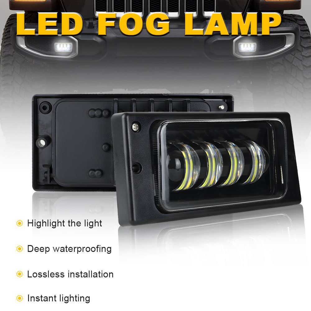 Car LED Fog Light assembly Squ - Model Kit Land Rover 리뷰 및 가격