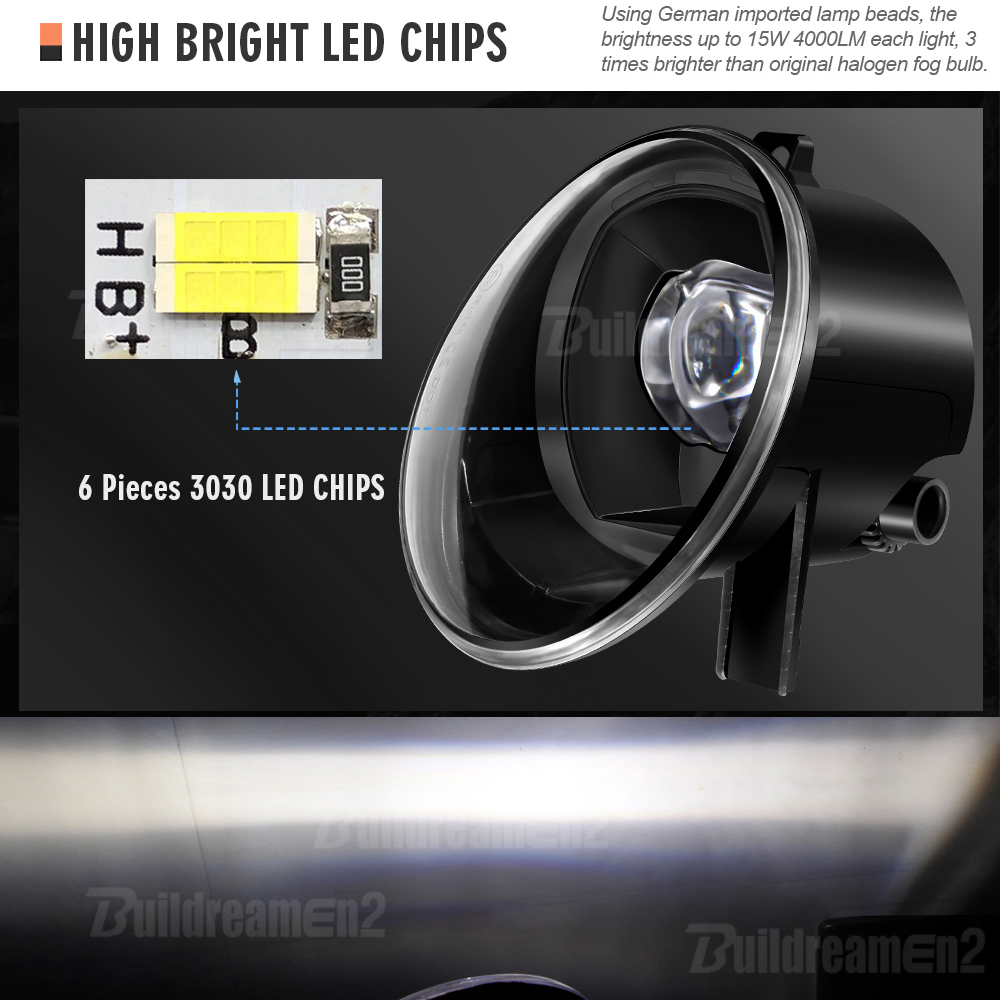 2 Pieces 30W LED Fog Light Ass - Model Kit Land Rover 리뷰 및 가격