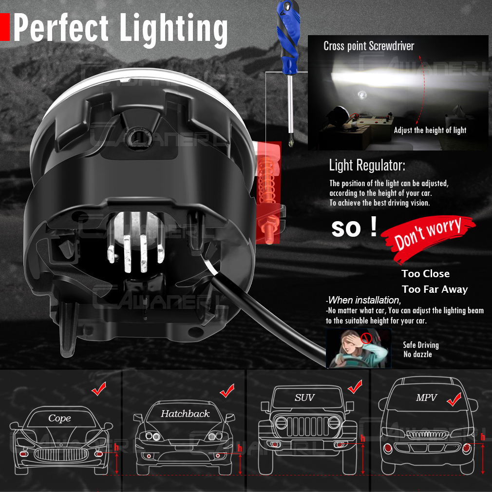 2 Pieces 9005 H10 LED Angel Ey - Model Kit Land Rover 리뷰 및 가격
